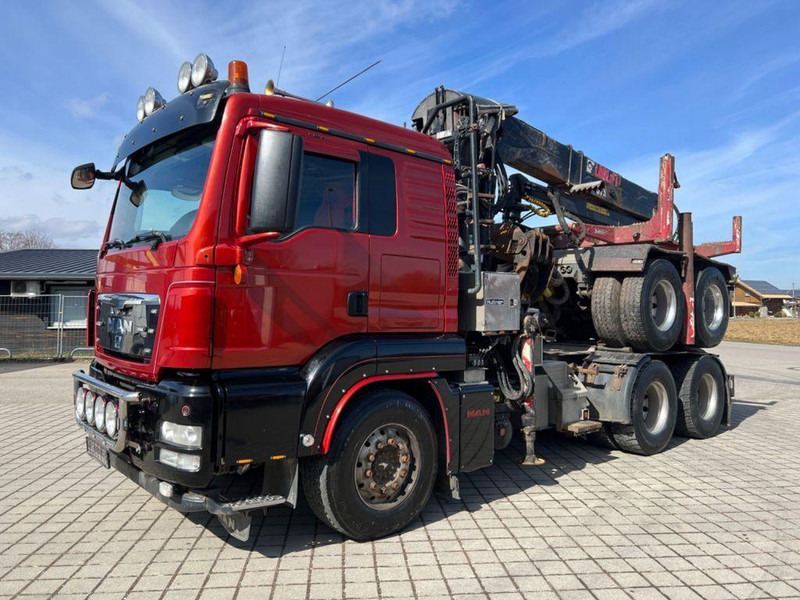 MAN TGS 26.540 6x4 Darus nyergesvontató + rönkszállító pótkocsi Logl - Ťahač: obrázok 3 MAN TGS 26.540 6x4 Darus nyergesvontató + rönkszállító pótkocsi Logl - Ťahač: obrázok 3