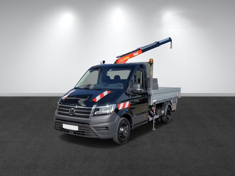 Volkswagen Crafter 50 - Flatbed truck + crane - Valníkový/ Plošinový nákladný automobil, Auto s hydraulickou rukou: obrázok 1 Volkswagen Crafter 50 - Flatbed truck + crane - Valníkový/ Plošinový nákladný automobil, Auto s hydraulickou rukou: obrázok 1