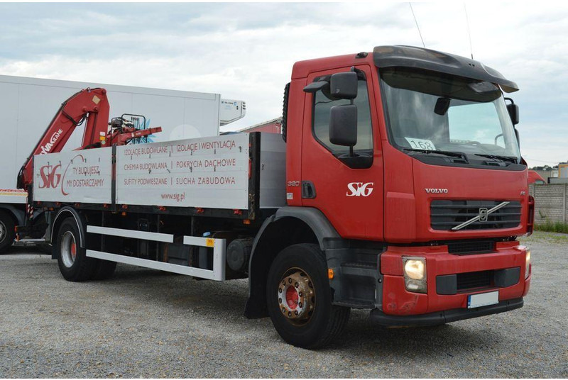 Volvo FE 18.280 - Valníkový/ Plošinový nákladný automobil, Auto s hydraulickou rukou: obrázok 2 Volvo FE 18.280 - Valníkový/ Plošinový nákladný automobil, Auto s hydraulickou rukou: obrázok 2