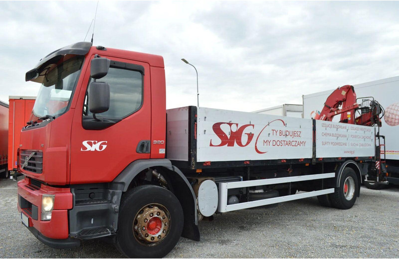 Volvo FE 18.320 FLATBED CRANE - Valníkový/ Plošinový nákladný automobil, Auto s hydraulickou rukou: obrázok 2 Volvo FE 18.320 FLATBED CRANE - Valníkový/ Plošinový nákladný automobil, Auto s hydraulickou rukou: obrázok 2
