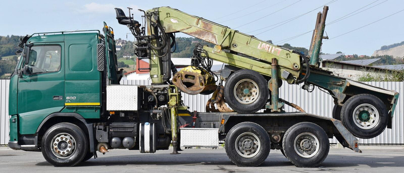 Volvo FH 500 * LOGLIFT F251 S80A + Anhänger /6x4 - Nákladné vozidlo na prepravu dreva, Auto s hydraulickou rukou: obrázok 3 Volvo FH 500 * LOGLIFT F251 S80A + Anhänger /6x4 - Nákladné vozidlo na prepravu dreva, Auto s hydraulickou rukou: obrázok 3