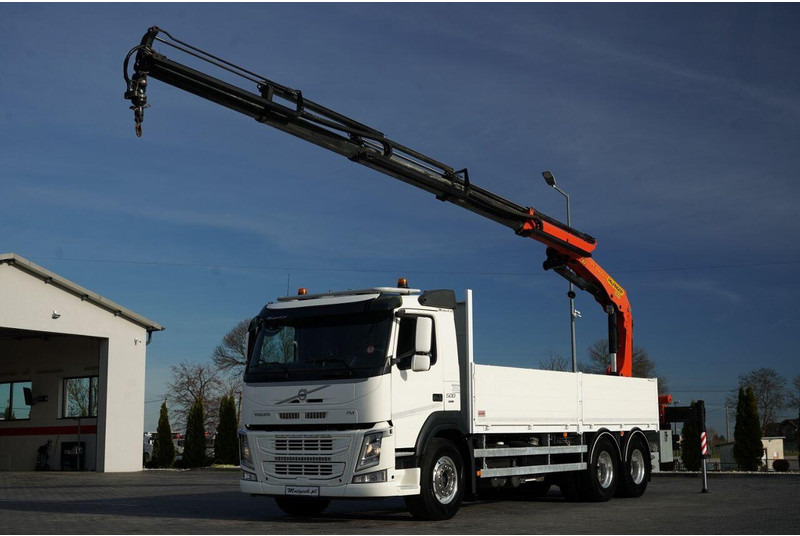 Volvo FM 500 / 6X4 / SKRZYNIOWY 6,5 M / HDS PALFINGER PK 20001-K / PIL - Valníkový/ Plošinový nákladný automobil, Auto s hydraulickou rukou: obrázok 1 Volvo FM 500 / 6X4 / SKRZYNIOWY 6,5 M / HDS PALFINGER PK 20001-K / PIL - Valníkový/ Plošinový nákladný automobil, Auto s hydraulickou rukou: obrázok 1
