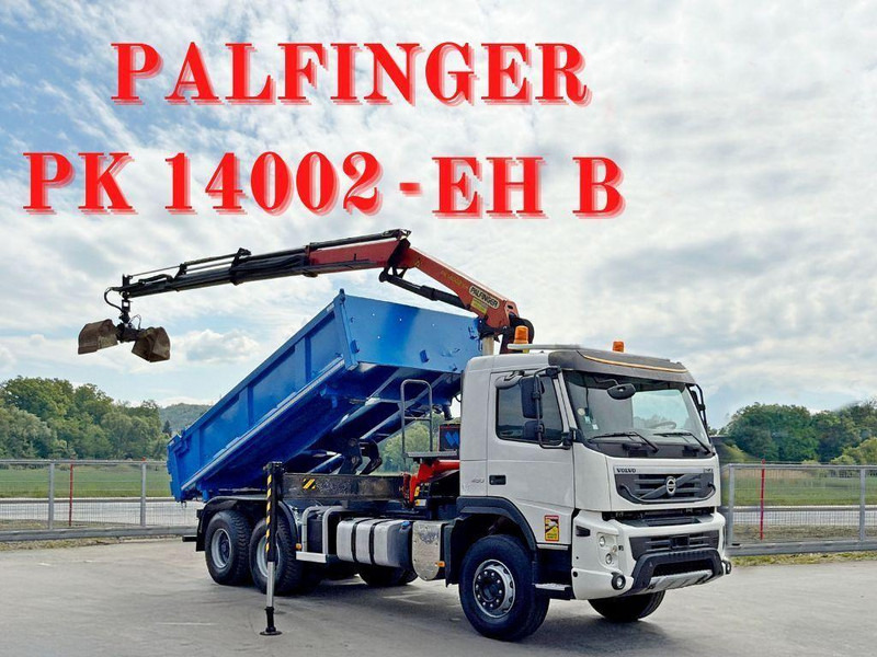 Volvo FMX 450 Kipper 5,15m * PK 14002-EH B * 6x4 * TOP - Sklápač, Auto s hydraulickou rukou: obrázok 1 Volvo FMX 450 Kipper 5,15m * PK 14002-EH B * 6x4 * TOP - Sklápač, Auto s hydraulickou rukou: obrázok 1
