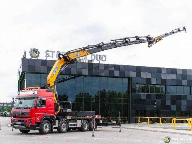 Volvo FMX 500 8x2 Effer 585 Fly Jib Winch Crane Kran - Valníkový/ Plošinový nákladný automobil, Auto s hydraulickou rukou: obrázok 1 Volvo FMX 500 8x2 Effer 585 Fly Jib Winch Crane Kran - Valníkový/ Plošinový nákladný automobil, Auto s hydraulickou rukou: obrázok 1