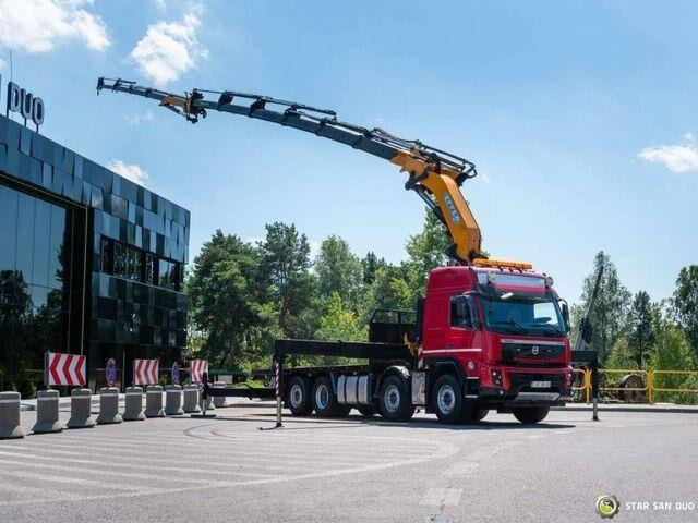Volvo FMX 500 8x2 Effer 585 Fly Jib Winch Crane Kran - Valníkový/ Plošinový nákladný automobil, Auto s hydraulickou rukou: obrázok 4 Volvo FMX 500 8x2 Effer 585 Fly Jib Winch Crane Kran - Valníkový/ Plošinový nákladný automobil, Auto s hydraulickou rukou: obrázok 4
