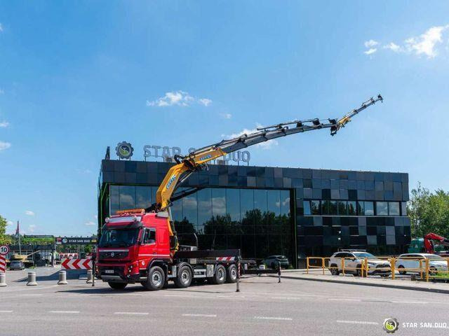 Volvo FMX 500 8x2 Effer 585 Fly Jib Winch Crane Kran - Valníkový/ Plošinový nákladný automobil, Auto s hydraulickou rukou: obrázok 2 Volvo FMX 500 8x2 Effer 585 Fly Jib Winch Crane Kran - Valníkový/ Plošinový nákladný automobil, Auto s hydraulickou rukou: obrázok 2