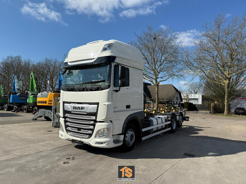 Kontejnérový podvozek/ Výměnná nástavba DAF XF 480 FAN SSC - RETARDER - BDF - KLIMA - GERMAN TRUCK - TOP!: obrázok 14