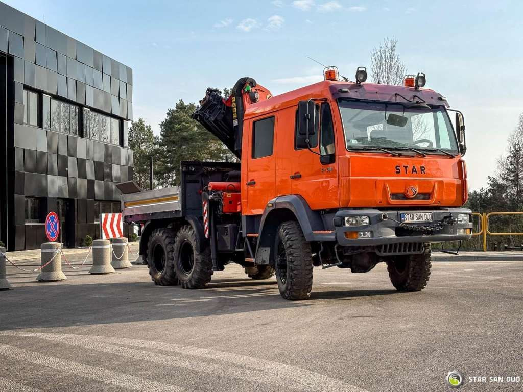 MAN STAR 266 MAN 6x6 PALFINGER PK 18001 Crane Kran - Auto s hydraulickou rukou: obrázok 3 MAN STAR 266 MAN 6x6 PALFINGER PK 18001 Crane Kran - Auto s hydraulickou rukou: obrázok 3