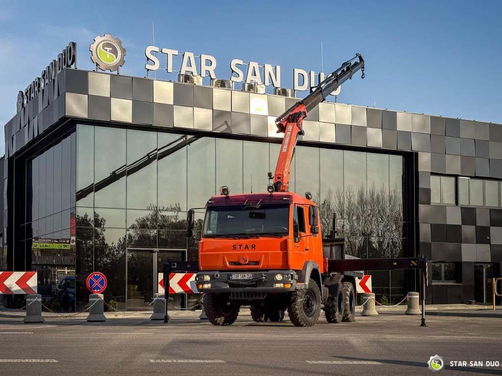 MAN STAR 266 MAN 6x6 PALFINGER PK 18001 Crane Kran - Auto s hydraulickou rukou: obrázok 1 MAN STAR 266 MAN 6x6 PALFINGER PK 18001 Crane Kran - Auto s hydraulickou rukou: obrázok 1