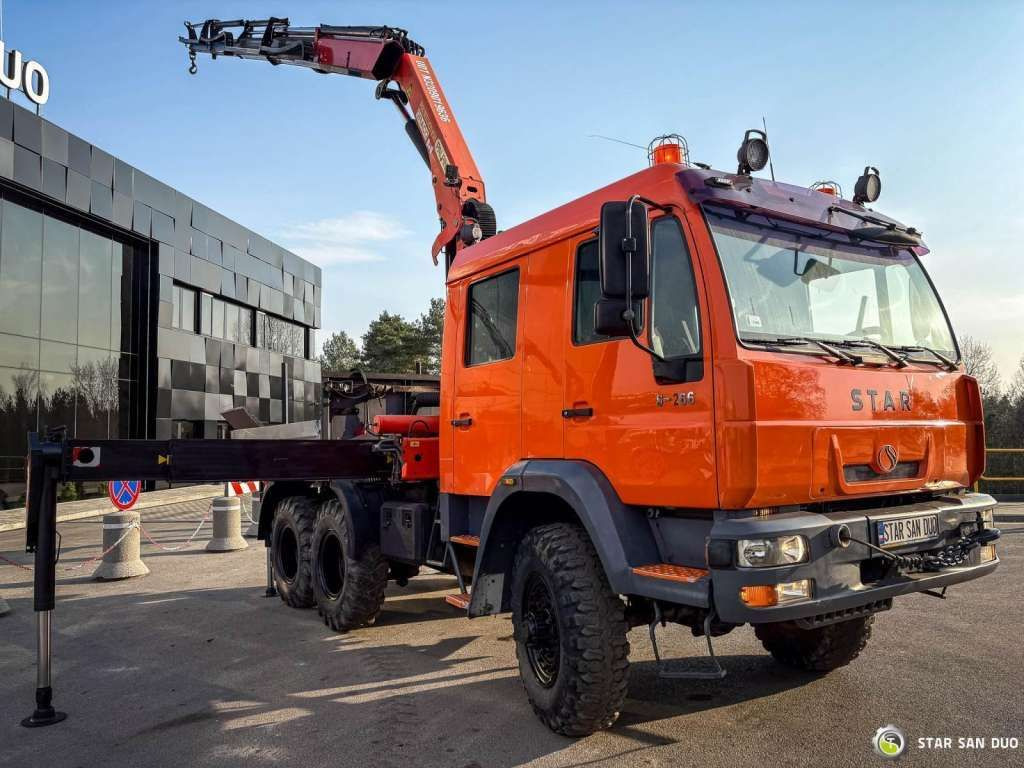 MAN STAR 266 MAN 6x6 PALFINGER PK 18001 Crane Kran - Auto s hydraulickou rukou: obrázok 4 MAN STAR 266 MAN 6x6 PALFINGER PK 18001 Crane Kran - Auto s hydraulickou rukou: obrázok 4