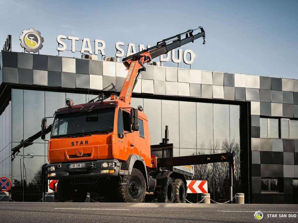 MAN STAR 266 MAN 6x6 PALFINGER PK 18001 Crane Kran - Auto s hydraulickou rukou: obrázok 2 MAN STAR 266 MAN 6x6 PALFINGER PK 18001 Crane Kran - Auto s hydraulickou rukou: obrázok 2