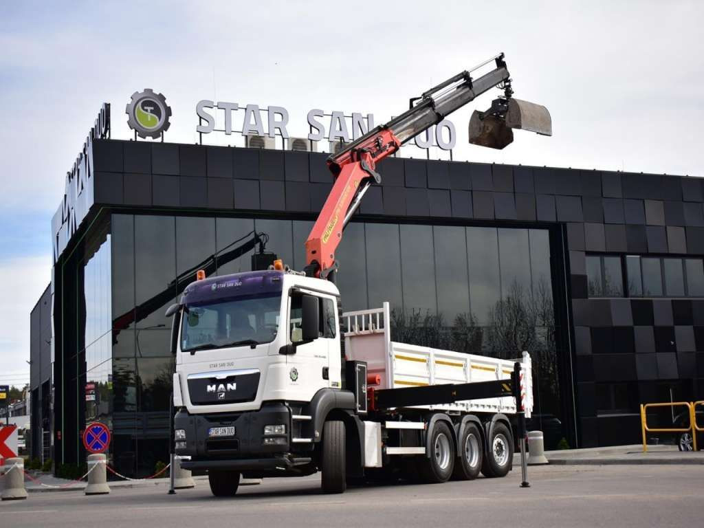 MAN TGS 35.400 8X4 PALFINGER PK 33002 CRANE KIPPER - Auto s hydraulickou rukou, Sklápač: obrázok 5 MAN TGS 35.400 8X4 PALFINGER PK 33002 CRANE KIPPER - Auto s hydraulickou rukou, Sklápač: obrázok 5