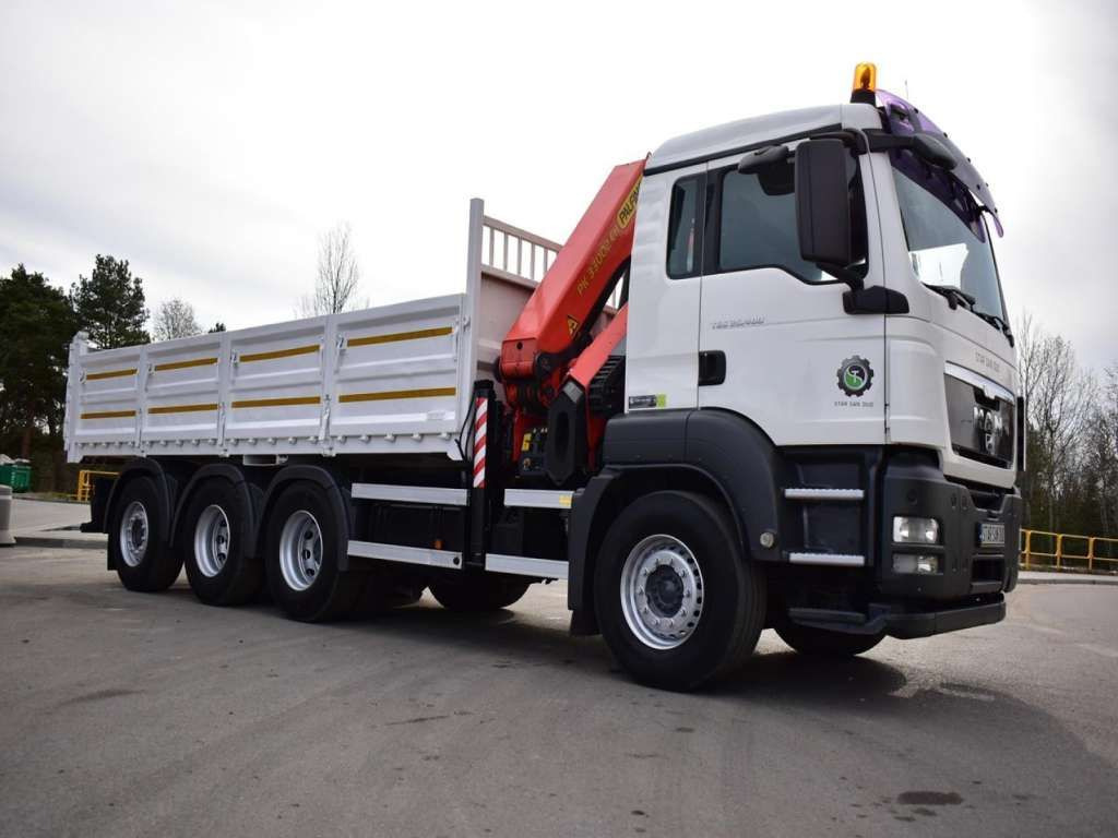MAN TGS 35.400 8X4 PALFINGER PK 33002 CRANE KIPPER - Auto s hydraulickou rukou, Sklápač: obrázok 3 MAN TGS 35.400 8X4 PALFINGER PK 33002 CRANE KIPPER - Auto s hydraulickou rukou, Sklápač: obrázok 3