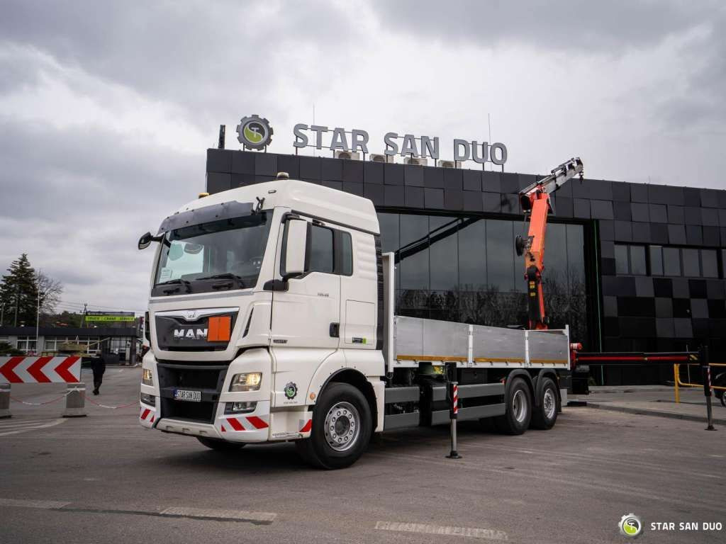 MAN TGX 26.480 6x2 PALFINGER PK 33002 EH Crane Winc - Auto s hydraulickou rukou: obrázok 1 MAN TGX 26.480 6x2 PALFINGER PK 33002 EH Crane Winc - Auto s hydraulickou rukou: obrázok 1