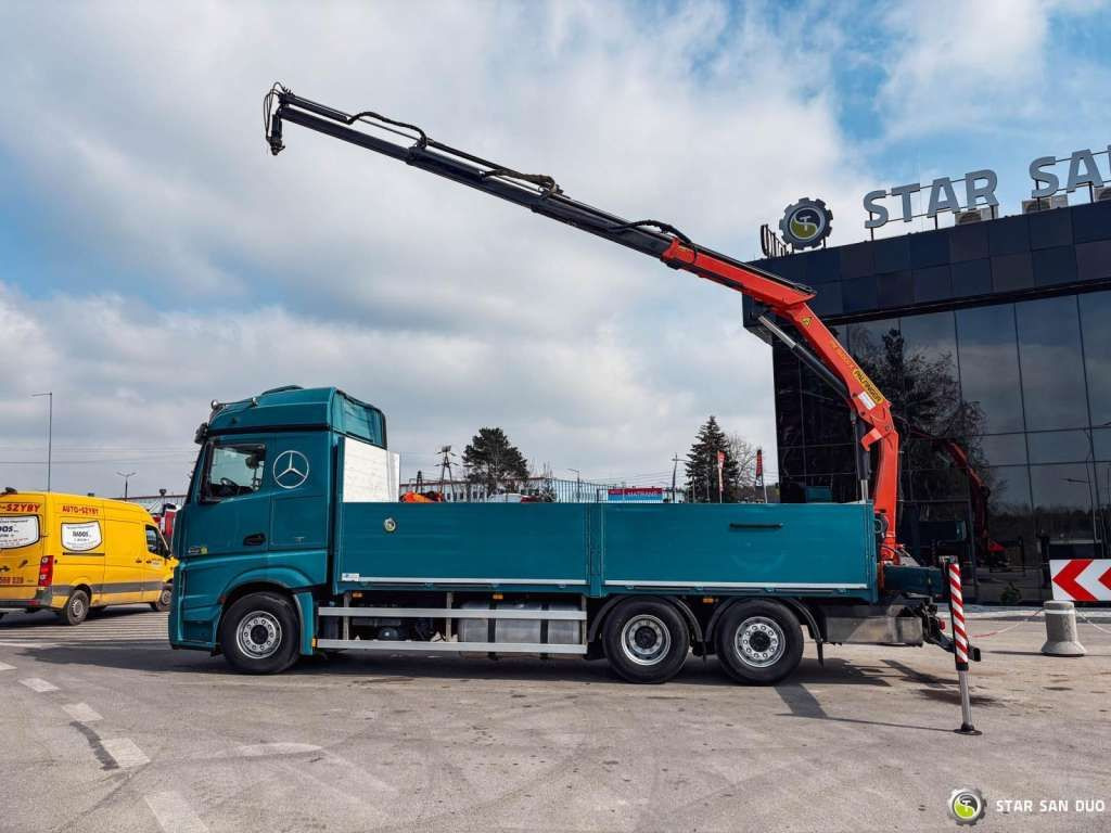 Mercedes-Benz ACTROS 2545 6x2 Palfinger PK 16001 HDS Crane Mercedes-Benz ACTROS 2545 6x2 Palfinger PK 16001 HDS Crane - Auto s hydraulickou rukou, Valníkový/ Plošinový nákladný automobil: obrázok 4 Mercedes-Benz ACTROS 2545 6x2 Palfinger PK 16001 HDS Crane Mercedes-Benz ACTROS 2545 6x2 Palfinger PK 16001 HDS Crane - Auto s hydraulickou rukou, Valníkový/ Plošinový nákladný automobil: obrázok 4