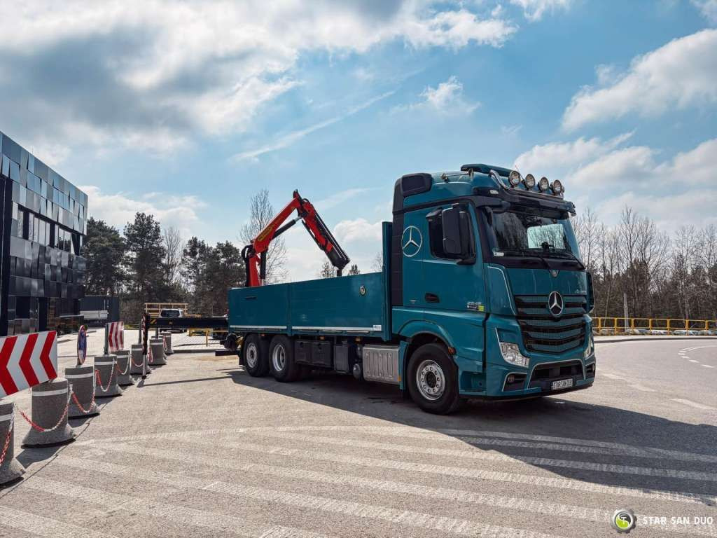 Mercedes-Benz ACTROS 2545 6x2 Palfinger PK 16001 HDS Crane Mercedes-Benz ACTROS 2545 6x2 Palfinger PK 16001 HDS Crane - Auto s hydraulickou rukou, Valníkový/ Plošinový nákladný automobil: obrázok 3 Mercedes-Benz ACTROS 2545 6x2 Palfinger PK 16001 HDS Crane Mercedes-Benz ACTROS 2545 6x2 Palfinger PK 16001 HDS Crane - Auto s hydraulickou rukou, Valníkový/ Plošinový nákladný automobil: obrázok 3