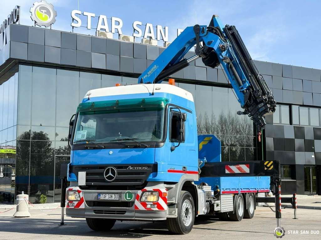 Mercedes-Benz ACTROS 2646L 6x4 PALFINGER 36002 Crane Winch - Auto s hydraulickou rukou: obrázok 3 Mercedes-Benz ACTROS 2646L 6x4 PALFINGER 36002 Crane Winch - Auto s hydraulickou rukou: obrázok 3
