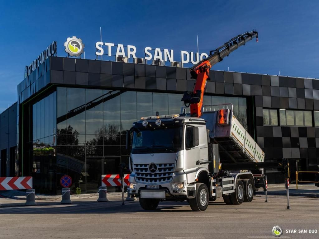 Mercedes-Benz AROCS 2651 6x6 PALFINGER PK 34002 CRANE KIPER - Sklápač: obrázok 2 Mercedes-Benz AROCS 2651 6x6 PALFINGER PK 34002 CRANE KIPER - Sklápač: obrázok 2