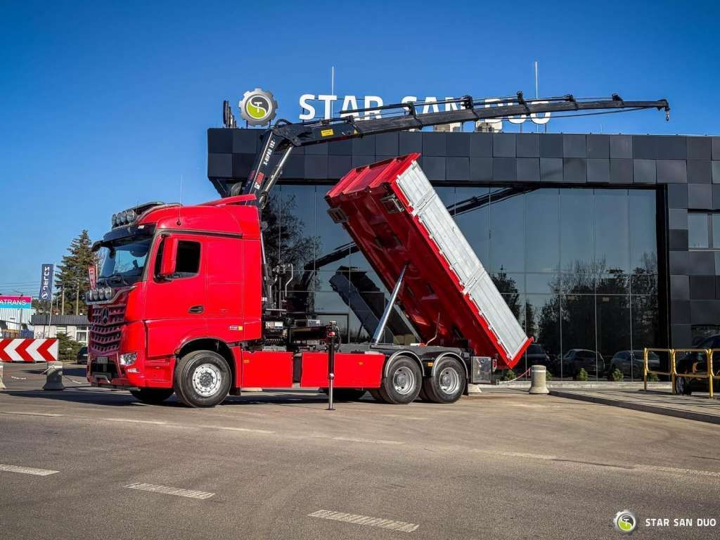 Nový Sklápač Mercedes-Benz  AROCS 3358L 6x4 HIAB 192X-HIPRO E-6 Crane Kippe: obrázok 17