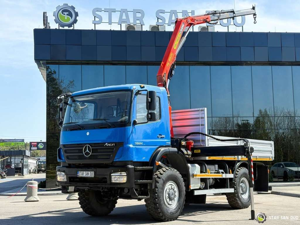 Mercedes-Benz AXOR 1824 4x4 PALFINGER PK 8500 Crane Kran - Auto s hydraulickou rukou: obrázok 1 Mercedes-Benz AXOR 1824 4x4 PALFINGER PK 8500 Crane Kran - Auto s hydraulickou rukou: obrázok 1