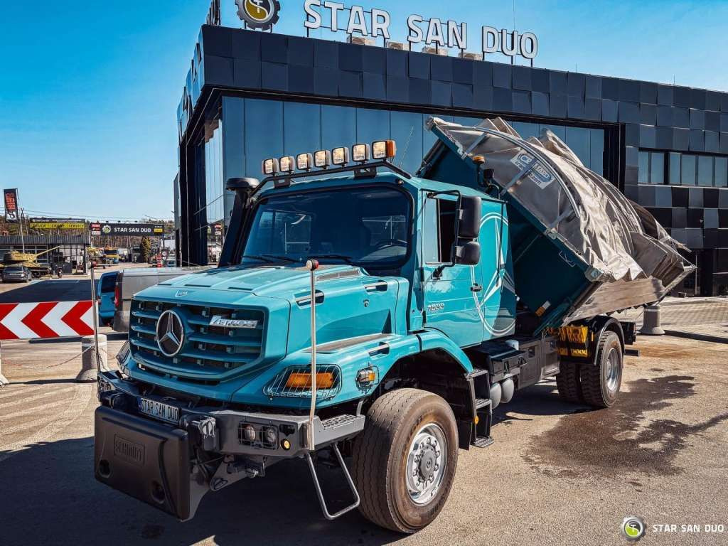 Mercedes-Benz Zetros 1833 4x4 Kipper Camper Chassis - Sklápač: obrázok 4 Mercedes-Benz Zetros 1833 4x4 Kipper Camper Chassis - Sklápač: obrázok 4
