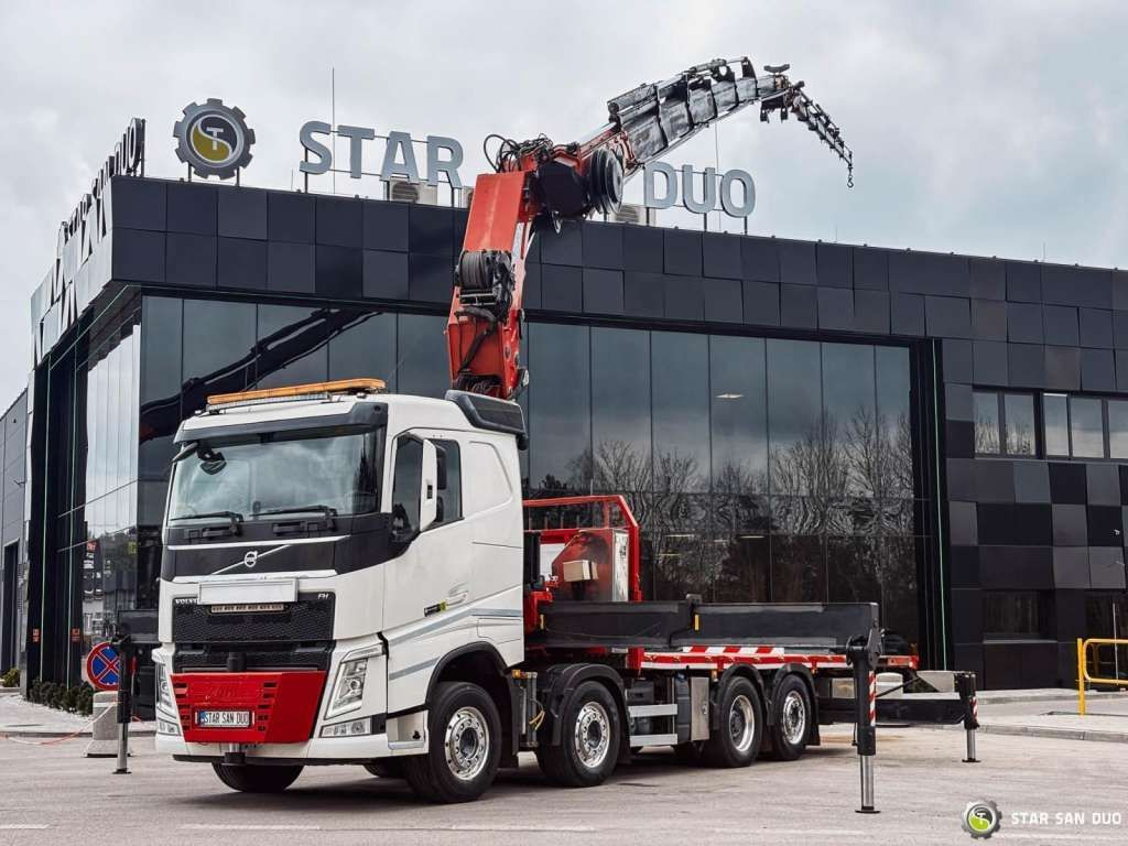 Volvo FH 550 8x2 HMF 8520 FLY JIB Winch Crane Euro 6 - Auto s hydraulickou rukou: obrázok 1 Volvo FH 550 8x2 HMF 8520 FLY JIB Winch Crane Euro 6 - Auto s hydraulickou rukou: obrázok 1