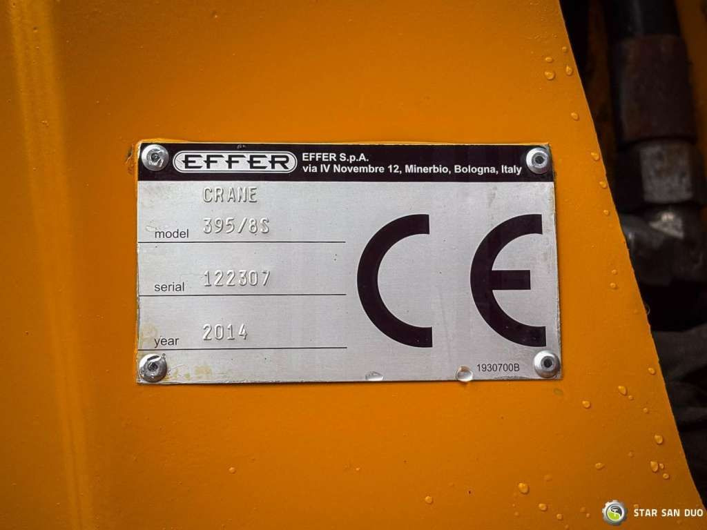 Auto s hydraulickou rukou Volvo  FM 450 6x2 EFFER 395/8S Euro 6  Crane Winch: obrázok 16