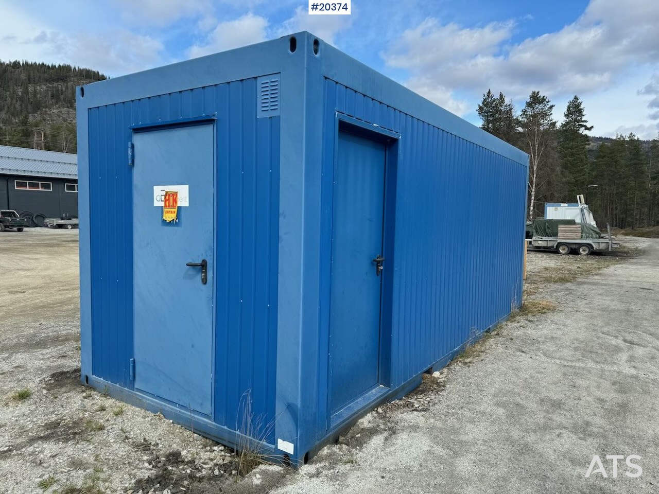Containerbrakke med tre innganger - Obytný kontajner: obrázok 4 Containerbrakke med tre innganger - Obytný kontajner: obrázok 4