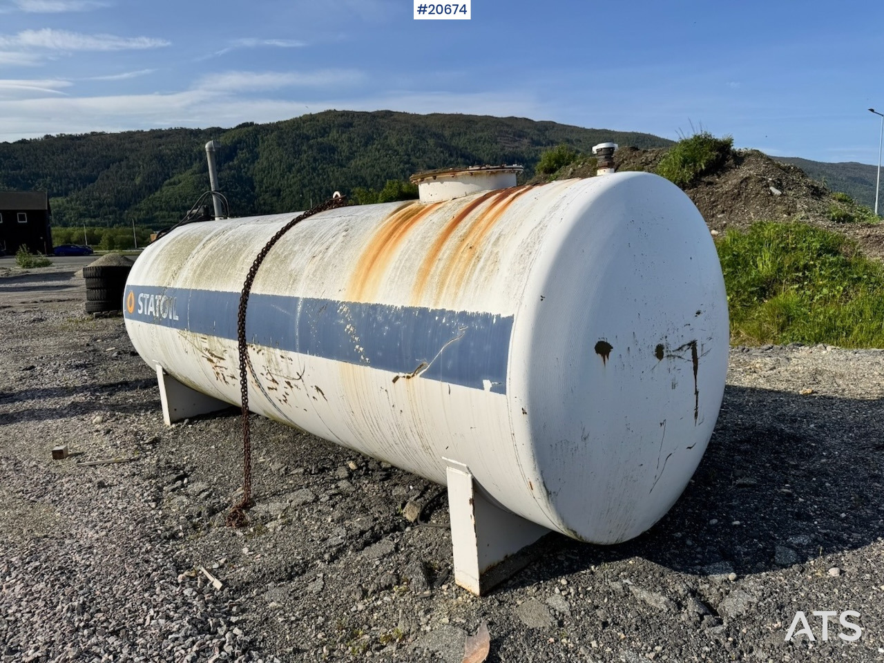 Dieseltank 9000 liter - Skladovacia nádrž: obrázok 1 Dieseltank 9000 liter - Skladovacia nádrž: obrázok 1