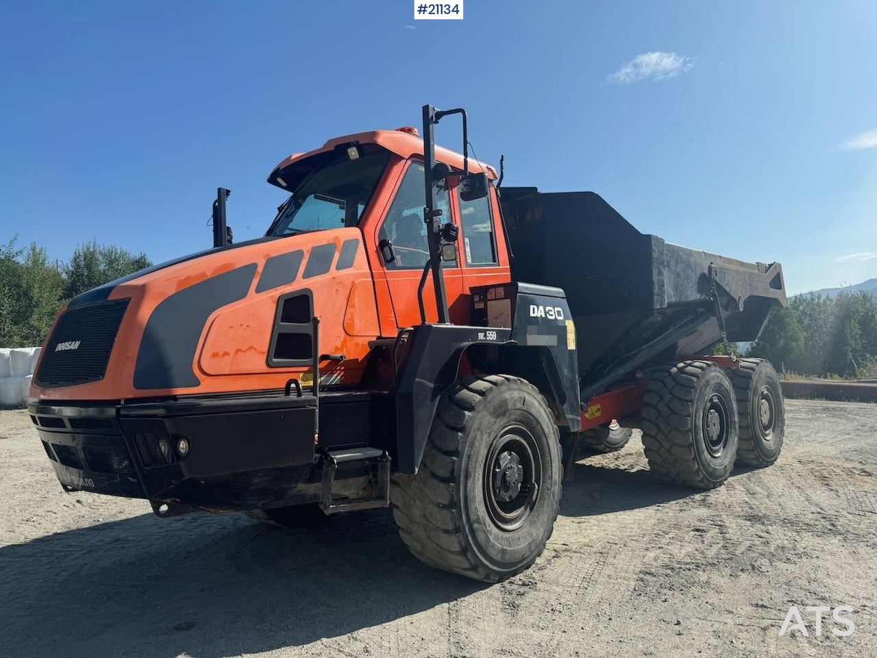 Doosan DA 30 Dumper - Ťahačový kĺbový damper: obrázok 1 Doosan DA 30 Dumper - Ťahačový kĺbový damper: obrázok 1