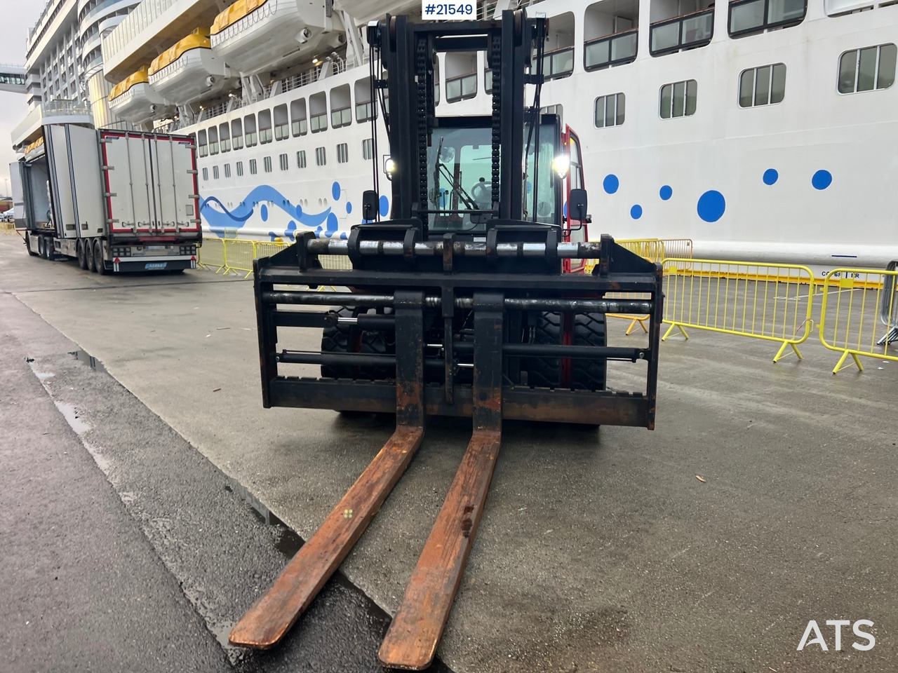 Hangcha CPCD120 Gaffeltruck m/ hydrauliske gafler, sideforskyvning og lite timer - Dieselový vysokozdvižný vozík: obrázok 5 Hangcha CPCD120 Gaffeltruck m/ hydrauliske gafler, sideforskyvning og lite timer - Dieselový vysokozdvižný vozík: obrázok 5