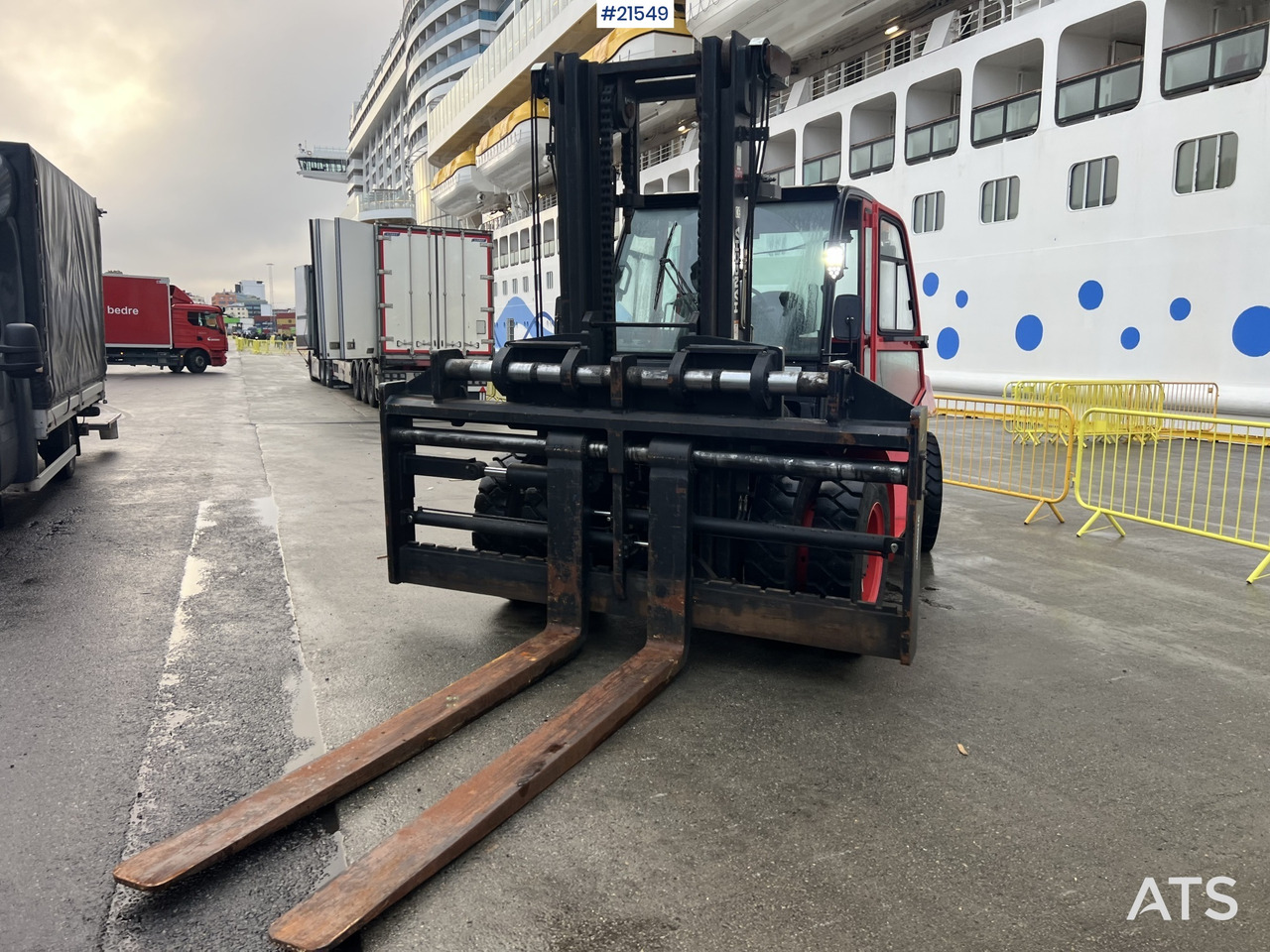 Hangcha CPCD120 Gaffeltruck m/ hydrauliske gafler, sideforskyvning og lite timer - Dieselový vysokozdvižný vozík: obrázok 3 Hangcha CPCD120 Gaffeltruck m/ hydrauliske gafler, sideforskyvning og lite timer - Dieselový vysokozdvižný vozík: obrázok 3