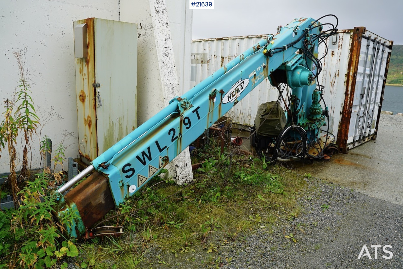 Heila Heila HMR12-1S kran med vinsj (stått på båt) - Hydraulická ruka: obrázok 1 Heila Heila HMR12-1S kran med vinsj (stått på båt) - Hydraulická ruka: obrázok 1