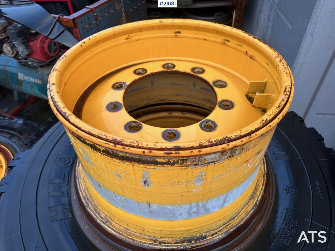 Hilo Dekkene har stått på en Volvo L60E - Pneumatiky a disky pre Stavebné stroje: obrázok 4 Hilo Dekkene har stått på en Volvo L60E - Pneumatiky a disky pre Stavebné stroje: obrázok 4