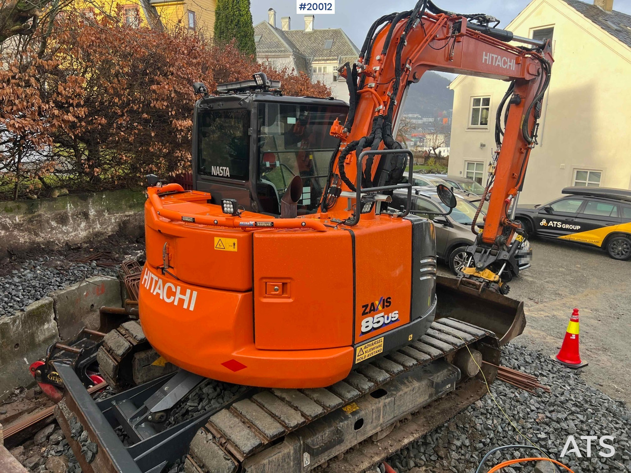 Hitachi zx85us-6 gravemaskin m/ rototilt med klype og pusseskuffe - Pásové rýpadlo: obrázok 4 Hitachi zx85us-6 gravemaskin m/ rototilt med klype og pusseskuffe - Pásové rýpadlo: obrázok 4
