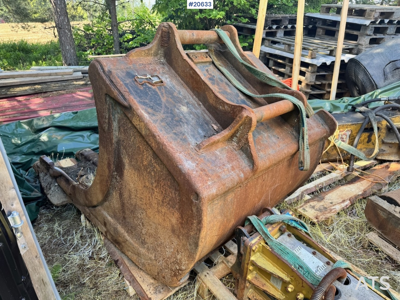 Lyžica pre rýpadlo pre Stavebné stroje KM graveskuffe: obrázok 1