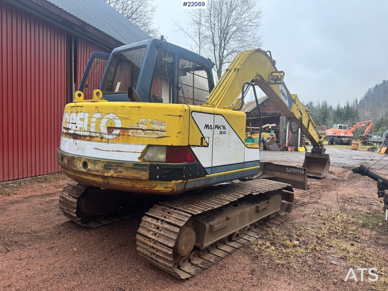 Kobelco 1991 Kobelco SK60 beltegraver med skuffe - Rýpadlo: obrázok 4 Kobelco 1991 Kobelco SK60 beltegraver med skuffe - Rýpadlo: obrázok 4