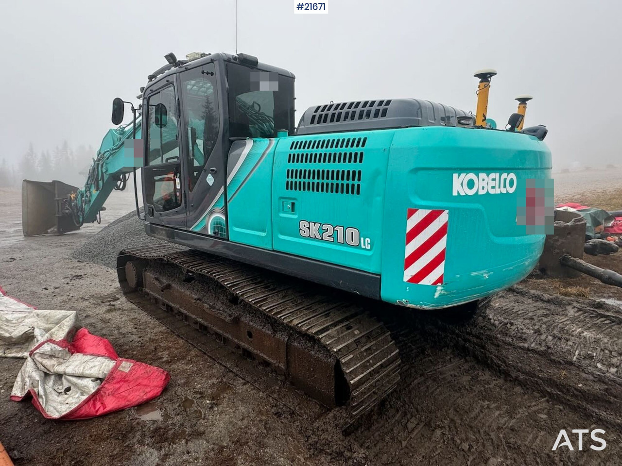Kobelco SK210LC-10 Beltegraver m/ pusseskuffe, tilt og GPS - Pásové rýpadlo: obrázok 5 Kobelco SK210LC-10 Beltegraver m/ pusseskuffe, tilt og GPS - Pásové rýpadlo: obrázok 5