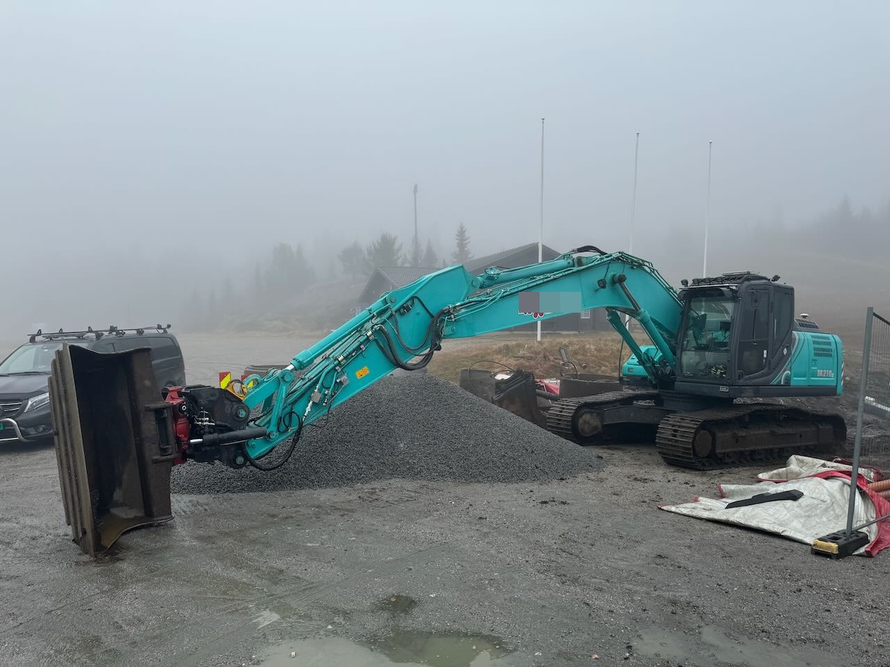 Kobelco SK210LC-10 Beltegraver m/ pusseskuffe, tilt og GPS - Pásové rýpadlo: obrázok 2 Kobelco SK210LC-10 Beltegraver m/ pusseskuffe, tilt og GPS - Pásové rýpadlo: obrázok 2