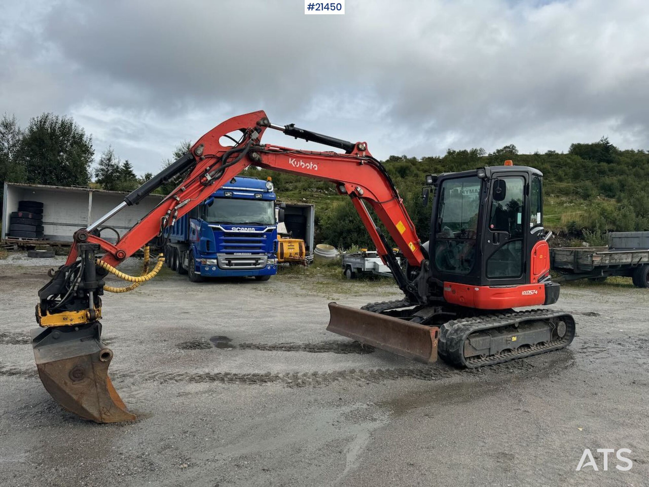 Kubota KX 057-4 - Pásové rýpadlo: obrázok 1 Kubota KX 057-4 - Pásové rýpadlo: obrázok 1