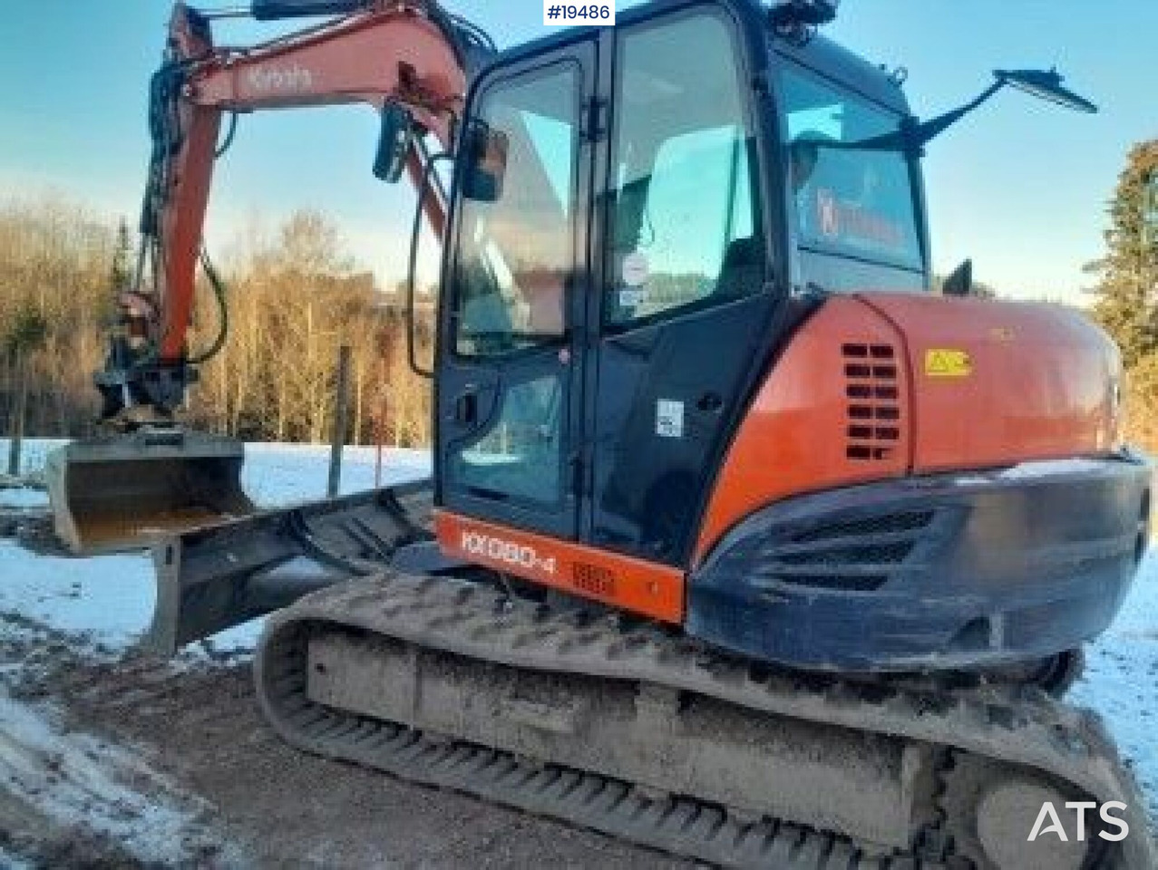 Kubota KX080-4 - Rýpadlo: obrázok 3 Kubota KX080-4 - Rýpadlo: obrázok 3