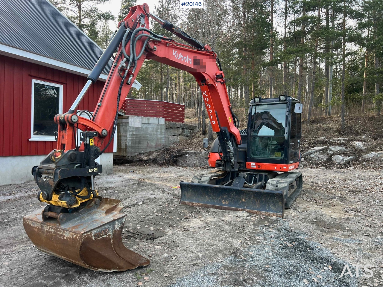 Kubota KX080-4 - Rýpadlo: obrázok 2 Kubota KX080-4 - Rýpadlo: obrázok 2
