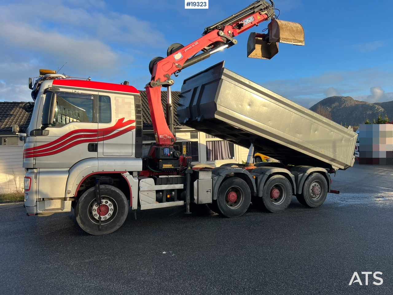 MAN TGS 26.480 - Auto s hydraulickou rukou, Sklápač: obrázok 1 MAN TGS 26.480 - Auto s hydraulickou rukou, Sklápač: obrázok 1