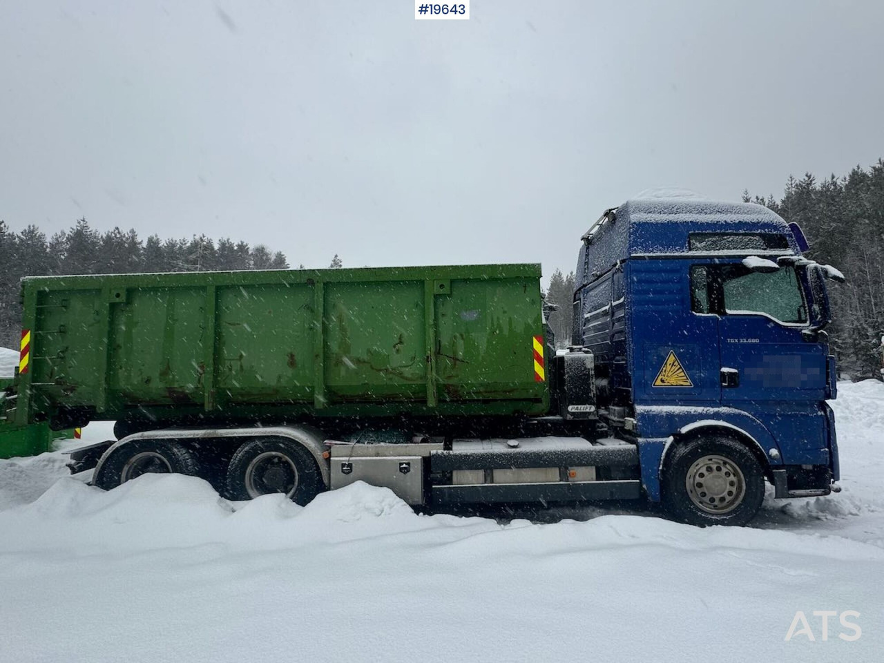 MAN TGX 33.680 - Hákový nosič kontajnerov: obrázok 3 MAN TGX 33.680 - Hákový nosič kontajnerov: obrázok 3