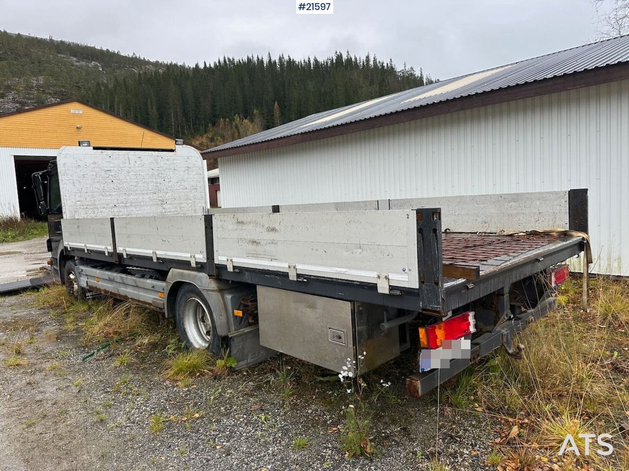 Mercedes 1524 L planbil m/ ny kompressor og vinterdekk. Ikke EU godkjent. - Valníkový/ Plošinový nákladný automobil: obrázok 4 Mercedes 1524 L planbil m/ ny kompressor og vinterdekk. Ikke EU godkjent. - Valníkový/ Plošinový nákladný automobil: obrázok 4