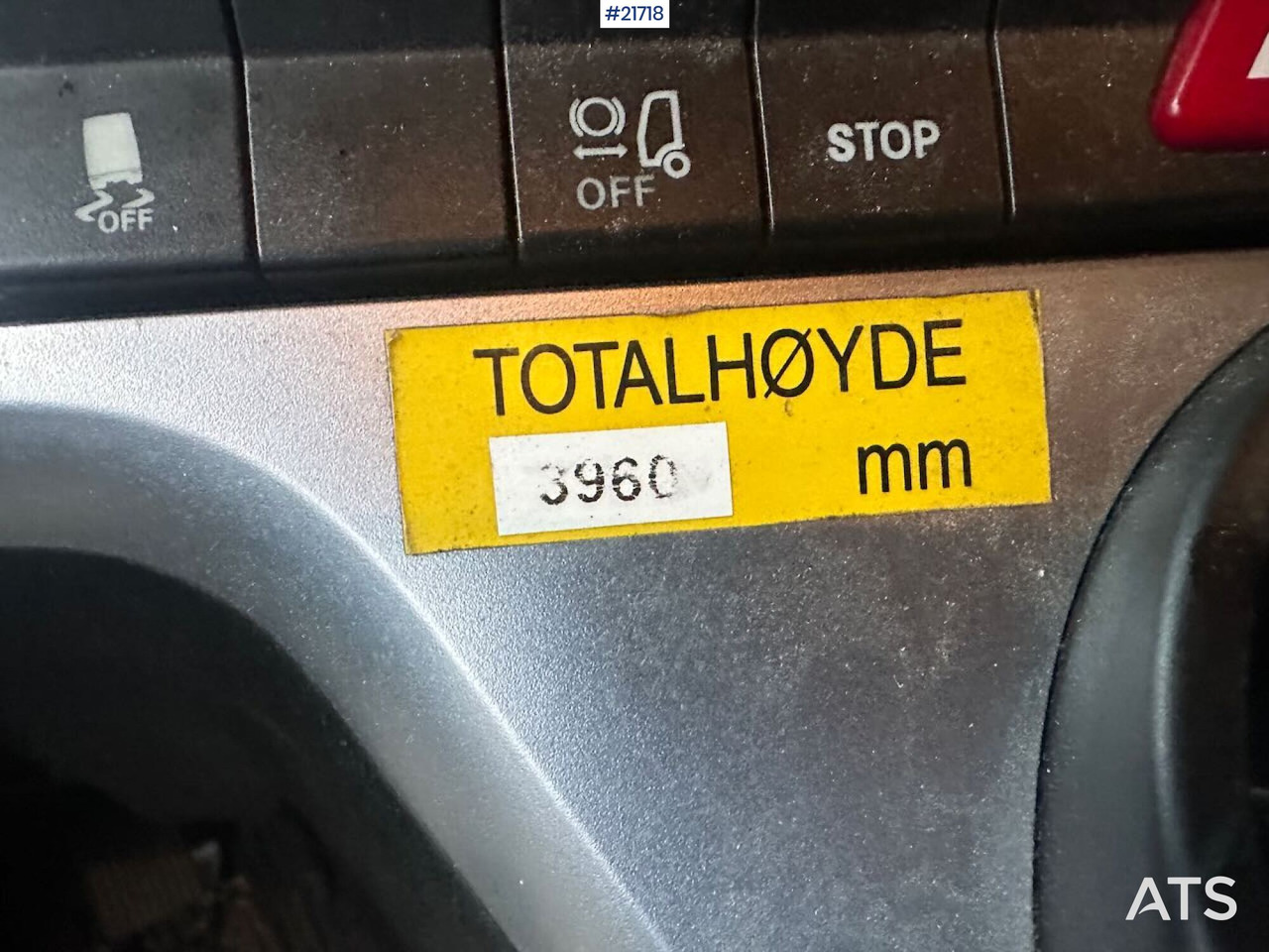 Skříňový nákladní auto Mercedes Actros 1835 skapbil m/ Full sideåpning, aggregat, lift og 2 sett dekk: obrázok 29