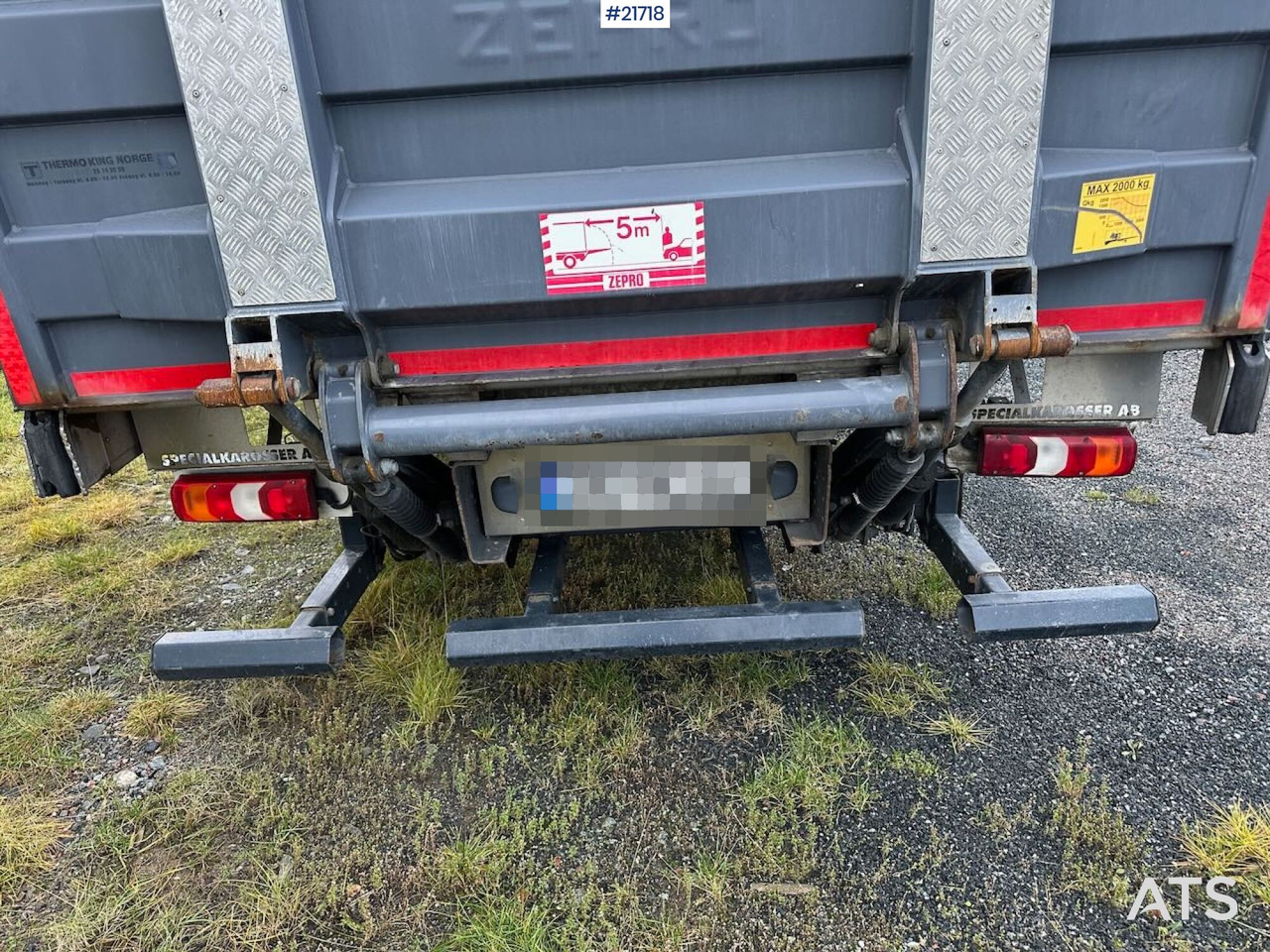 Skříňový nákladní auto Mercedes Actros 1835 skapbil m/ Full sideåpning, aggregat, lift og 2 sett dekk: obrázok 7