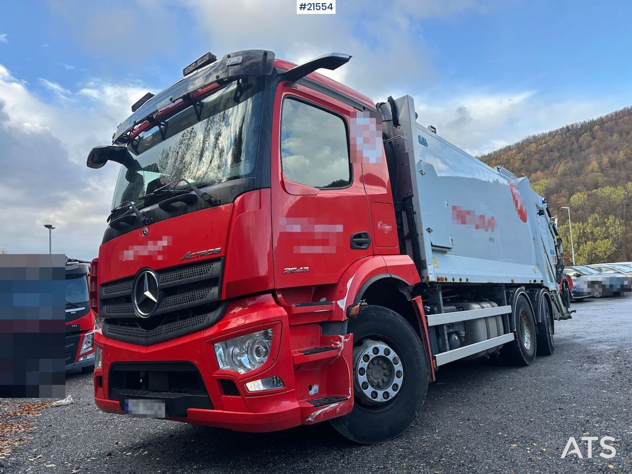 Mercedes Actros 2543 6x2 2 – kammers komprimatorbil m/ 2020 JOAB Anaconda twin påbygg - Auto na odvoz odpadu: obrázok 3 Mercedes Actros 2543 6x2 2 – kammers komprimatorbil m/ 2020 JOAB Anaconda twin påbygg - Auto na odvoz odpadu: obrázok 3