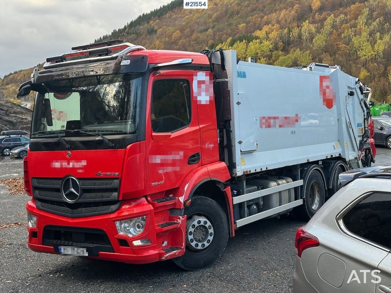 Mercedes Actros 2543 - Auto na odvoz odpadu: obrázok 1 Mercedes Actros 2543 - Auto na odvoz odpadu: obrázok 1