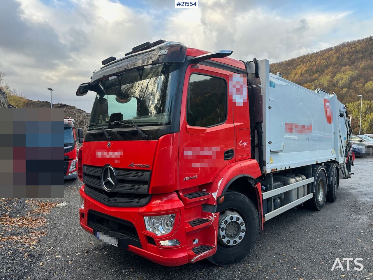 Mercedes Actros 2543 - Auto na odvoz odpadu: obrázok 4 Mercedes Actros 2543 - Auto na odvoz odpadu: obrázok 4
